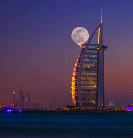 Dubai Supermoon